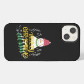 Prachtig mooi kerstontwerp iPhone hoesje (Achterkant horizontaal)