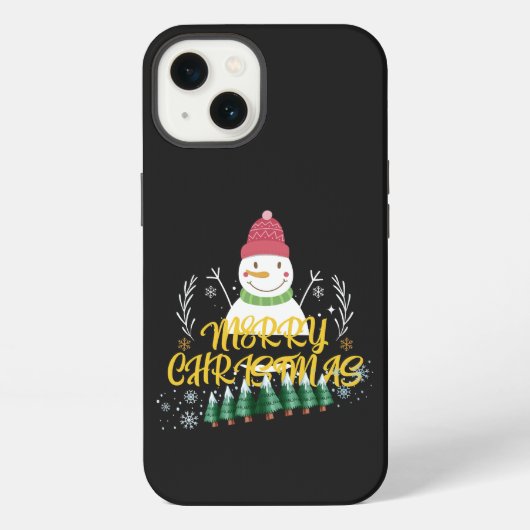 Prachtig mooi kerstontwerp iPhone hoesje (Achterkant)