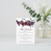 Prachtig mooi | Nadere gegevens over Dark Floral e Informatiekaartje (Staand voorkant)