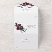 Prachtig mooi | Paarse geitenvleermuizen All In One Uitnodiging (Buitenkant)