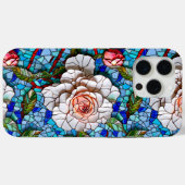 Prachtig mozaïek bloemen patroon Case-Mate iPhone case (Achterkant (horizontaal))
