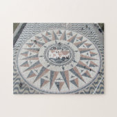 Prachtig mozaïektegelpatroon Lissabon, Portugal Legpuzzel (Horizontaal)