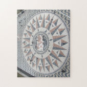 Prachtig mozaïektegelpatroon Lissabon, Portugal Legpuzzel (Verticaal)