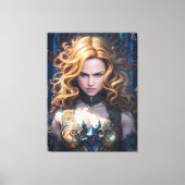 Prachtig mystiek fantasie Vrouw Canvas Afdruk (Voorkant)