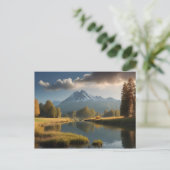 Prachtig natuur landschap briefkaart (Staand voorkant)