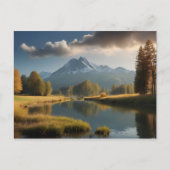 Prachtig natuur landschap briefkaart (Voorkant)
