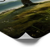 Prachtig natuur landschap poster (Hoek)
