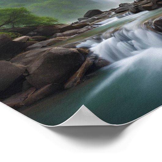 Prachtig natuurlandschap Poster (Hoek)