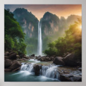 Prachtig natuurlandschap Poster (Voorkant)