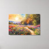 Prachtig natuurlijk panoramisch landschap canvas afdruk (Voorkant)