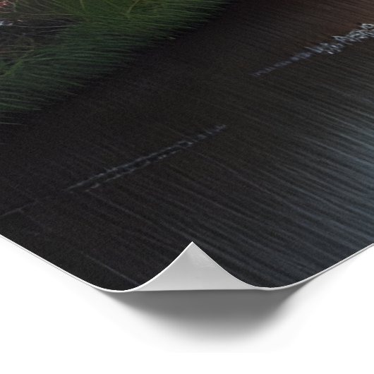 Prachtig natuurlijk realistisch landschap poster (Hoek)