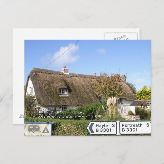 Prachtig, netjes huisje briefkaart (Voorkant / Achterkant)