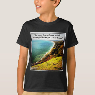 Prachtig Nieuw-Zeeland en beroemd spreekwoord T-shirt