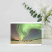 Prachtig noorderlicht briefkaart (Staand voorkant)