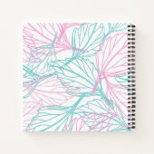 Prachtig Notitieboek met leder patroon (Achterkant)