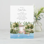 Prachtig oerwoud River baby shower Kaart (Staand voorkant)