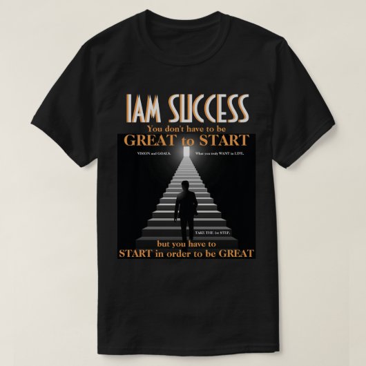 PRACHTIG OM TE BEGINNEN T-SHIRT (Design voorkant)