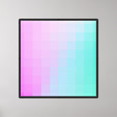 Prachtig Ombre design Canvas Afdruk (Voorkant)