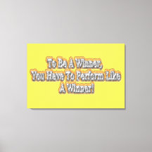 Prachtig ontwerp over "Een winnaar zijn" citaat! T