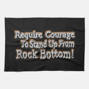 Prachtig ontwerp over moed om op te staan! T-Shir Theedoek