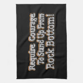 Prachtig ontwerp over moed om op te staan! T-Shir Theedoek (Verticaal)