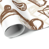 Prachtig ontwerp van Coffee Espresso Cadeaupapier (Rol Hoek)