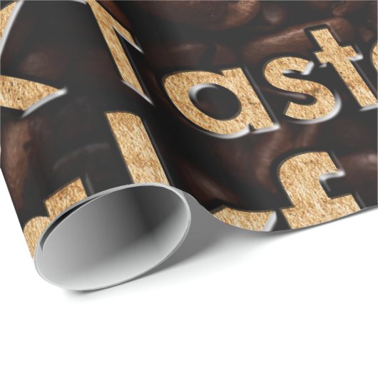 Prachtig ontwerp van Coffee Espresso Cadeaupapier (Rol Hoek)