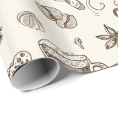 Prachtig ontwerp van Coffee Espresso Cadeaupapier (Rol Hoek)