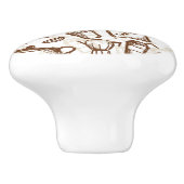 Prachtig ontwerp van Coffee Espresso Keramische Knop (Zijkant)