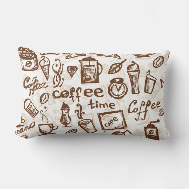 Prachtig ontwerp van Coffee Espresso Kussen (Voorkant)