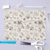 Prachtig ontwerp van Coffee Espresso Tissuepapier (Craft)