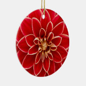 Prachtig ontwerp van Dahlia Flower Petals Keramisch Ornament (Rechts)