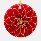 Prachtig ontwerp van Dahlia Flower Petals Keramisch Ornament (Achterkant)