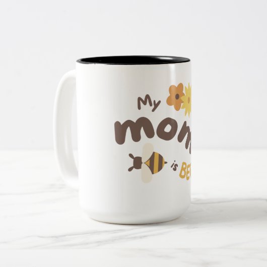 Prachtig ontwerp voor Mok. Tweekleurige Koffiemok (Voorkant links)