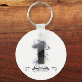 Prachtig ontwerp voor nummer 1 sleutelhanger (Voorkant)