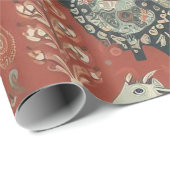 Prachtig ontworpen Goat Gift Wrap Cadeaupapier (Rol Hoek)