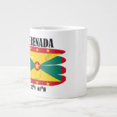 Prachtig ontworpen Grenada mok (Voorkant rechts)