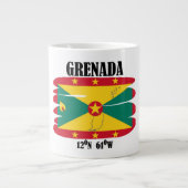 Prachtig ontworpen Grenada mok (Voorkant)
