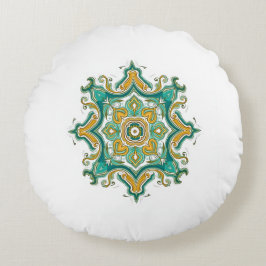 Prachtig ontworpen rond Sierkussen - gezellig. Kussen