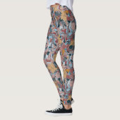 Prachtig oosters bloemontwerp leggings (Links)