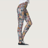 Prachtig oosters bloemontwerp leggings (Rechts)