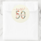 Prachtig op 50-jarige Sticker (Tas)