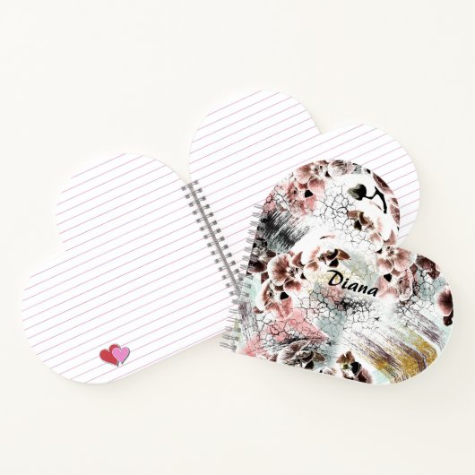 Prachtig orchidee stijlvol notitieboek (Binnen)