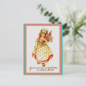 Prachtig oud Paas Europees Afbeelding op Briefkaar Feestdagenkaart (Staand voorkant)