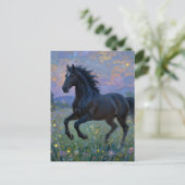 Prachtig paard in de weide briefkaart (Staand voorkant)