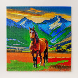 Prachtig paard legpuzzel