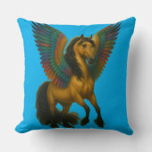 Prachtig Paard Met Spectaculaire Vleugels Kussen (Voorkant)