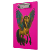 Prachtig paard met vleugels klembord (Links)