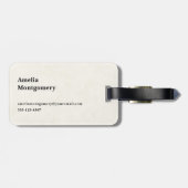 Prachtig paard portret bagagelabel (Achterkant horizontaal)