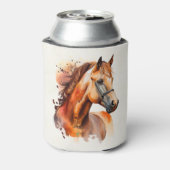 Prachtig paard portret blikjeskoeler (Blikje Achterkant)